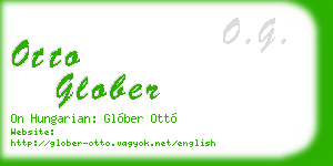 otto glober business card